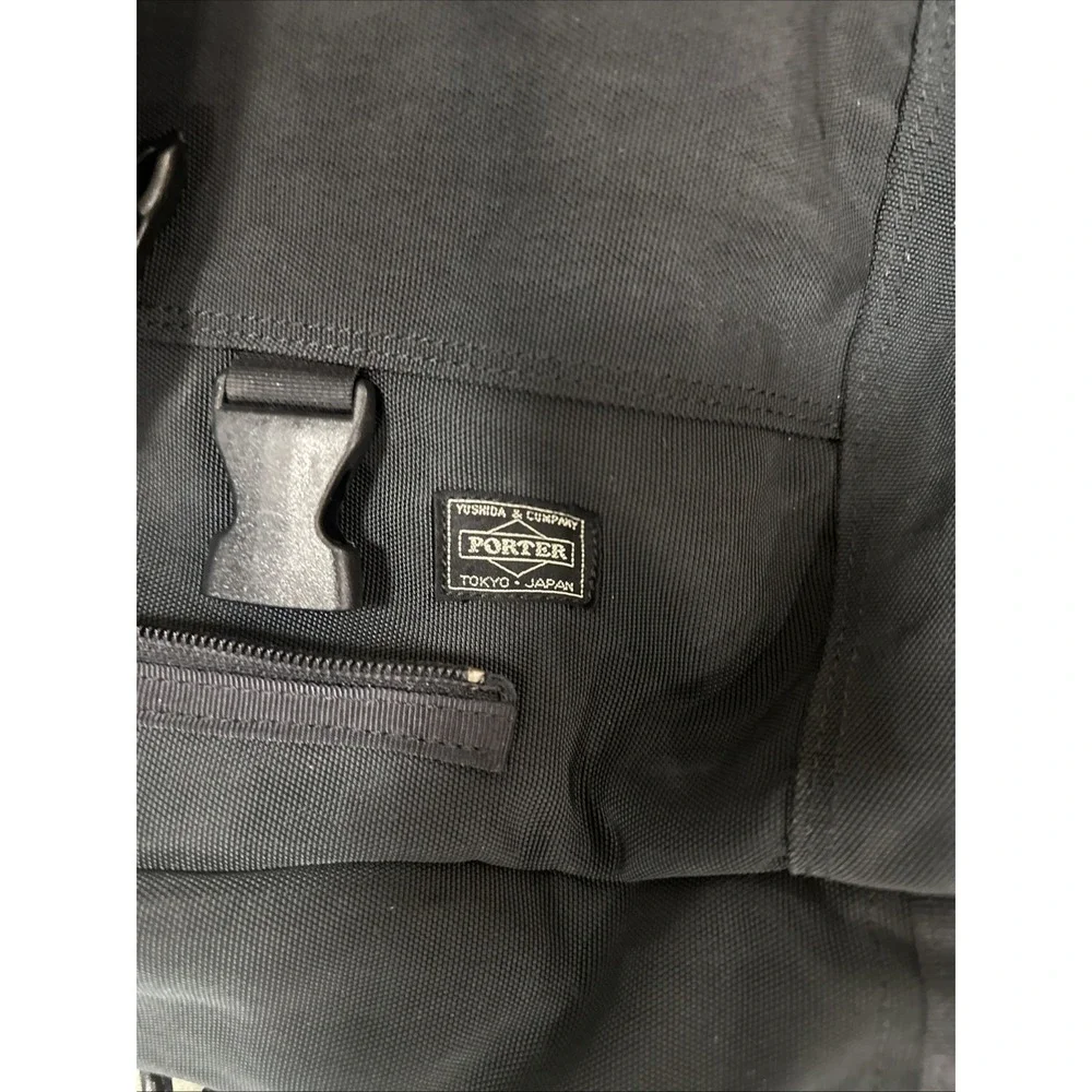 Porter Yoshida & Co Backpack Blk 3-Way Detach Outdoor Multi-Zip/Pocket Use RARE